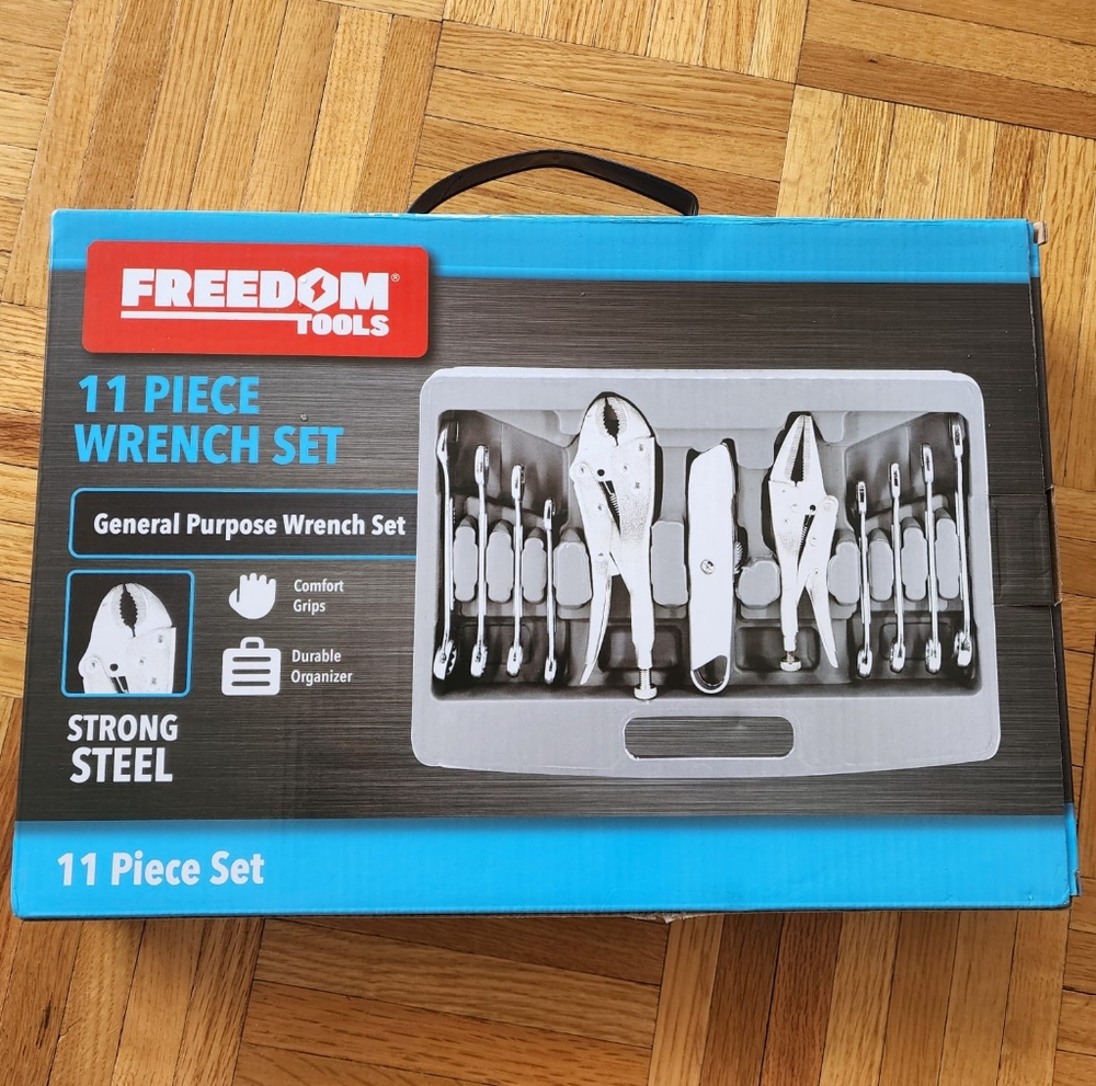 Brand New Unopened Freedom Tools 11 Piece Wrench Set